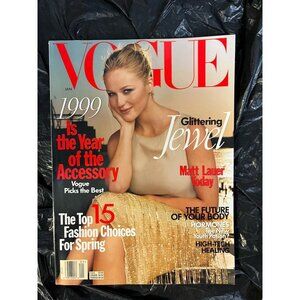 Vogue Magazine Jan 1999 Glittering Jewel Matt Lauer Today Condé Nast